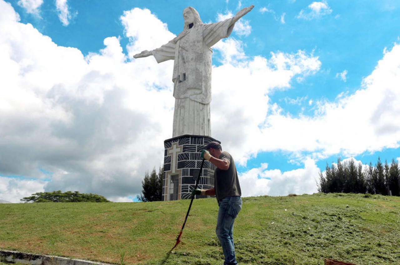 Área verde do Cristo Redentor é preparada para as férias
