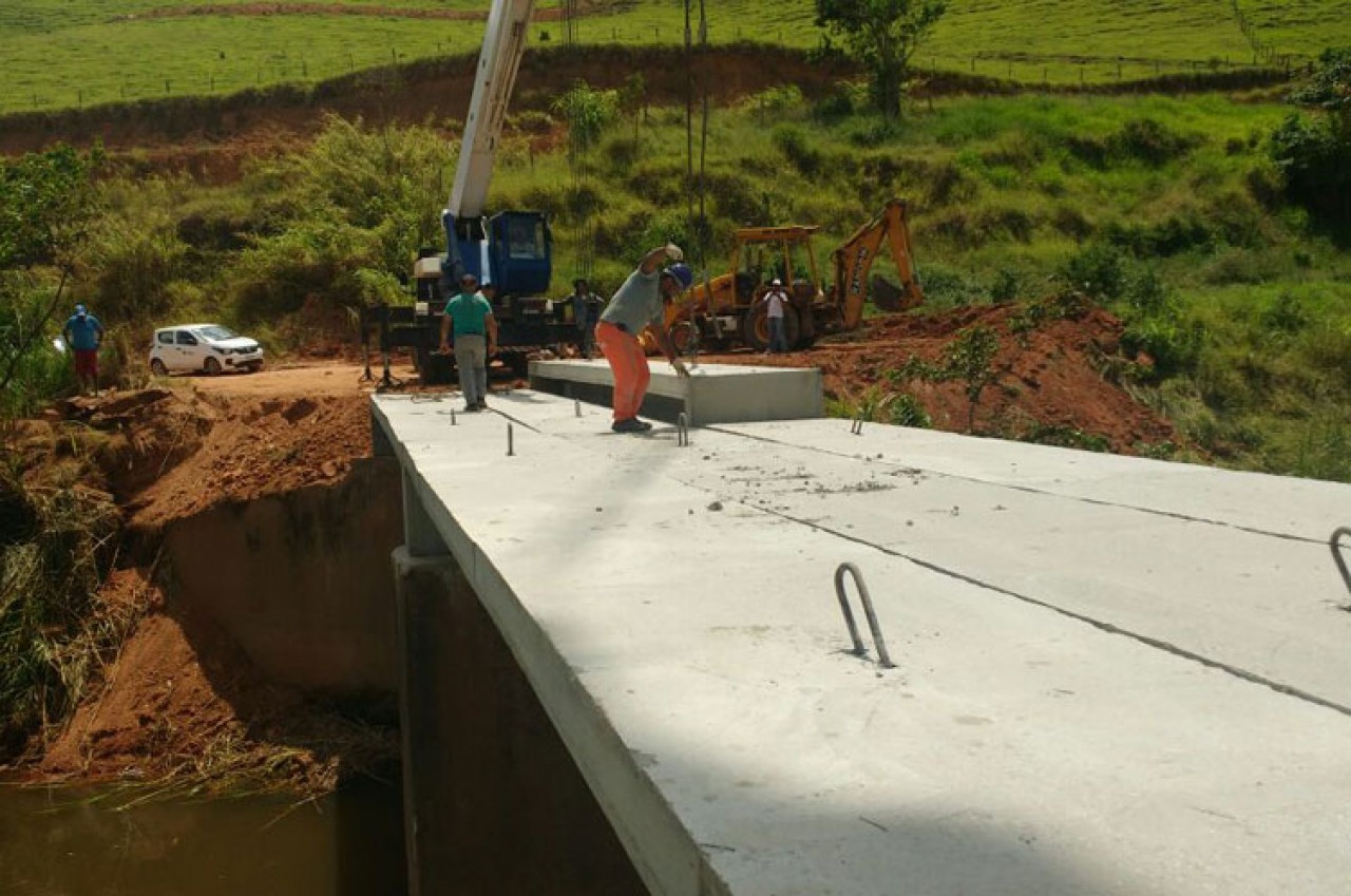 Ponte da Vargem Grande em Guaçuí é concluída