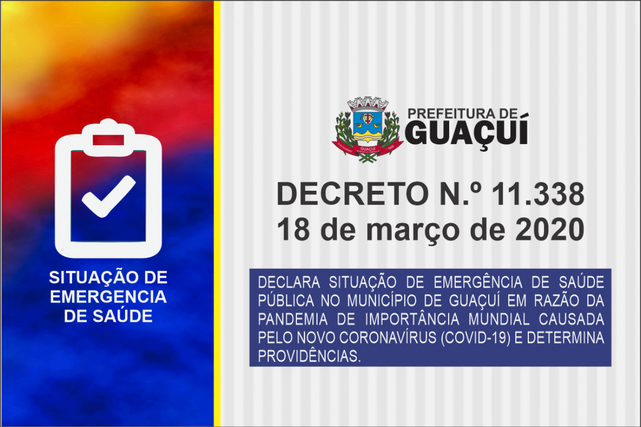 DECRETO Nº 11.338, DE 18 DE MARÇO DE 2020