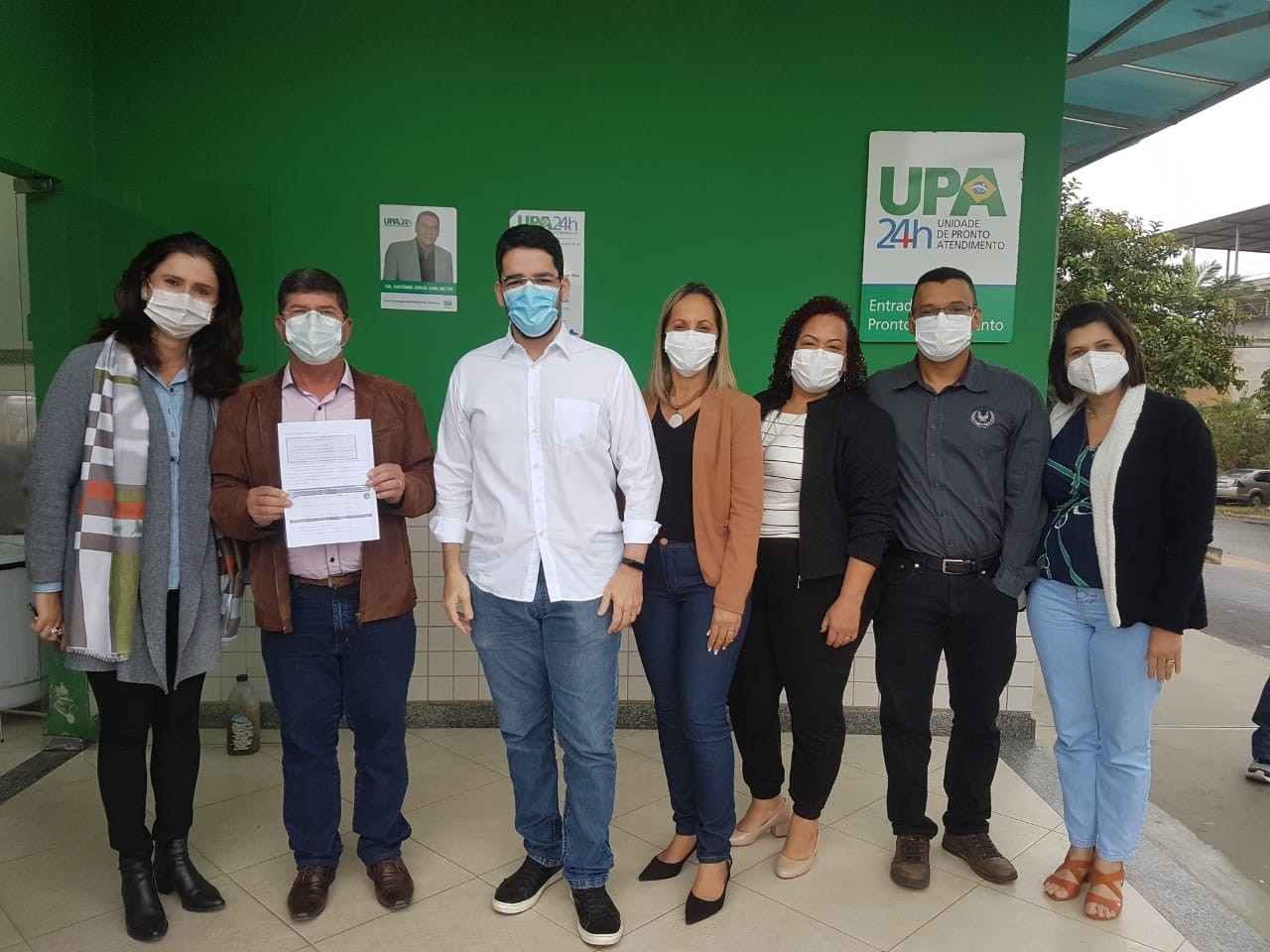 Prefeito e secretária de Saúde visitam UPA 24h de Cachoeiro de Itapemirim