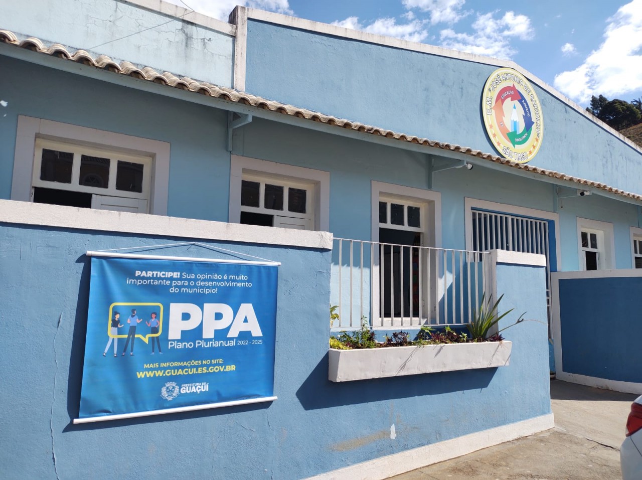 EQUIPE DE PLANEJAMENTO VISITA ESCOLAS PARA CONVERSA SOBRE PPA