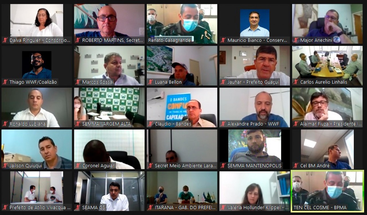 Dia da Natureza: prefeito Jauhar e equipe da Secretaria Municipal de Meio Ambiente participam de reunião virtual