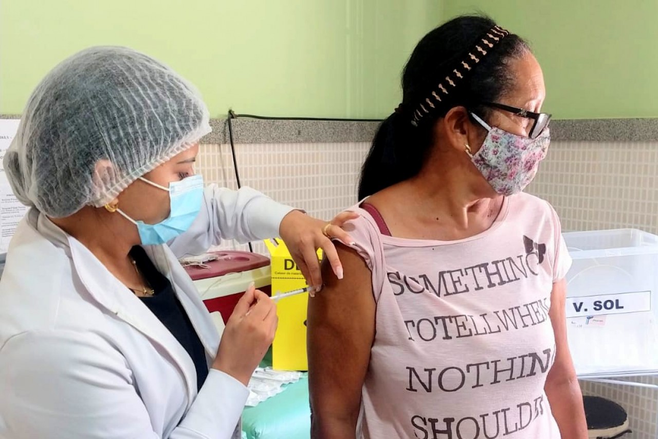 Aproximadamente 400 pessoas foram vacinadas no Mutirão de Vacinação contra Covid-19