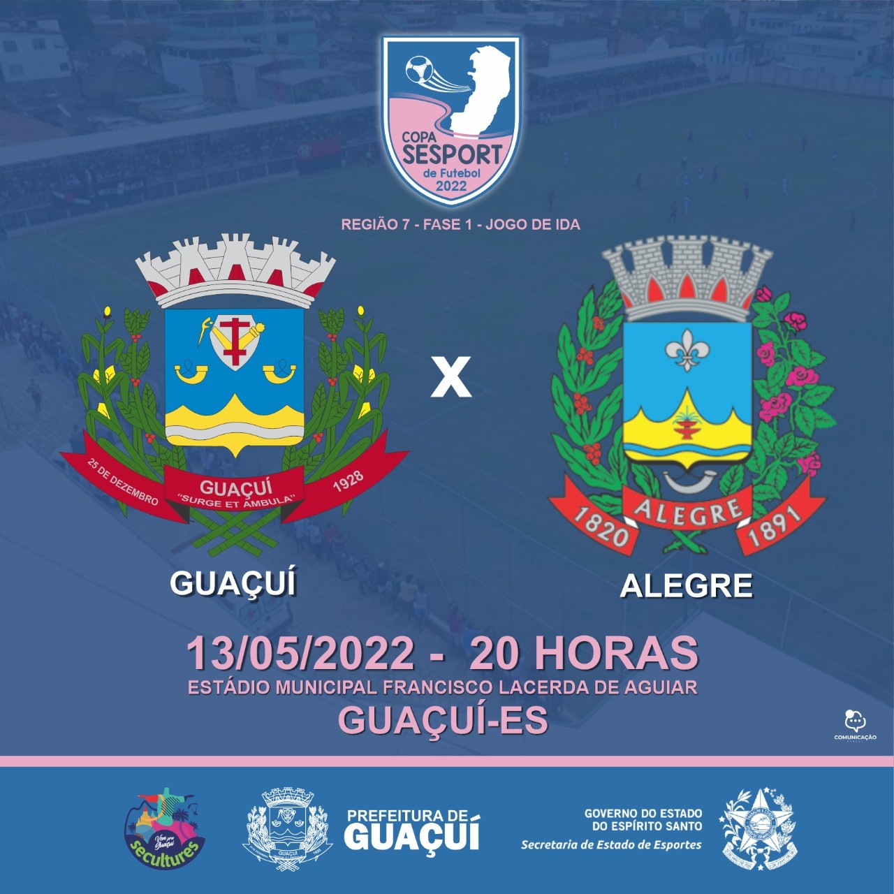 GUAÇUÍ JÁ TEM PARTIDA DEFINIDA NA COPA SESPORT