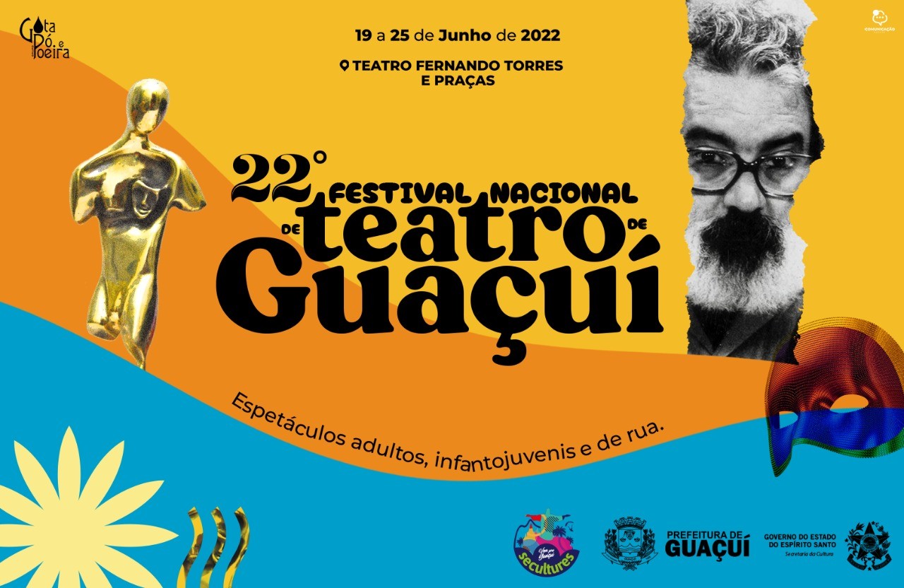 22º FESTIVAL NACIONAL DE TEATRO DE GUAÇUÍ COMEÇA NESTE DOMINGO (19)