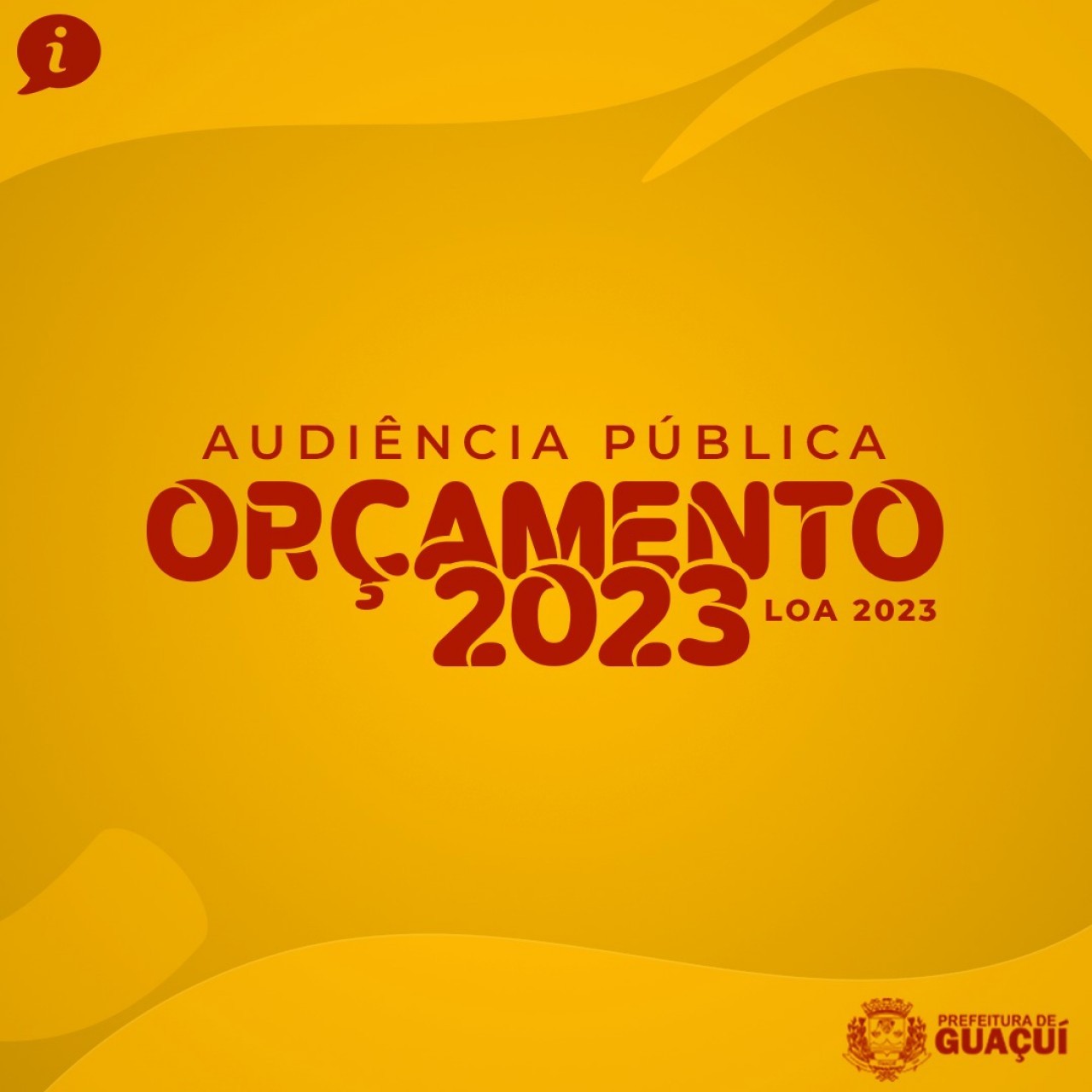 POPULAÇÃO DE GUAÇUÍ PODERÁ CONTRIBUIR COM SUGESTÕES PARA ELABORAÇÃO DA LEI ORÇAMENTÁRIA ANUAL ATÉ 23 DE SETEMBRO