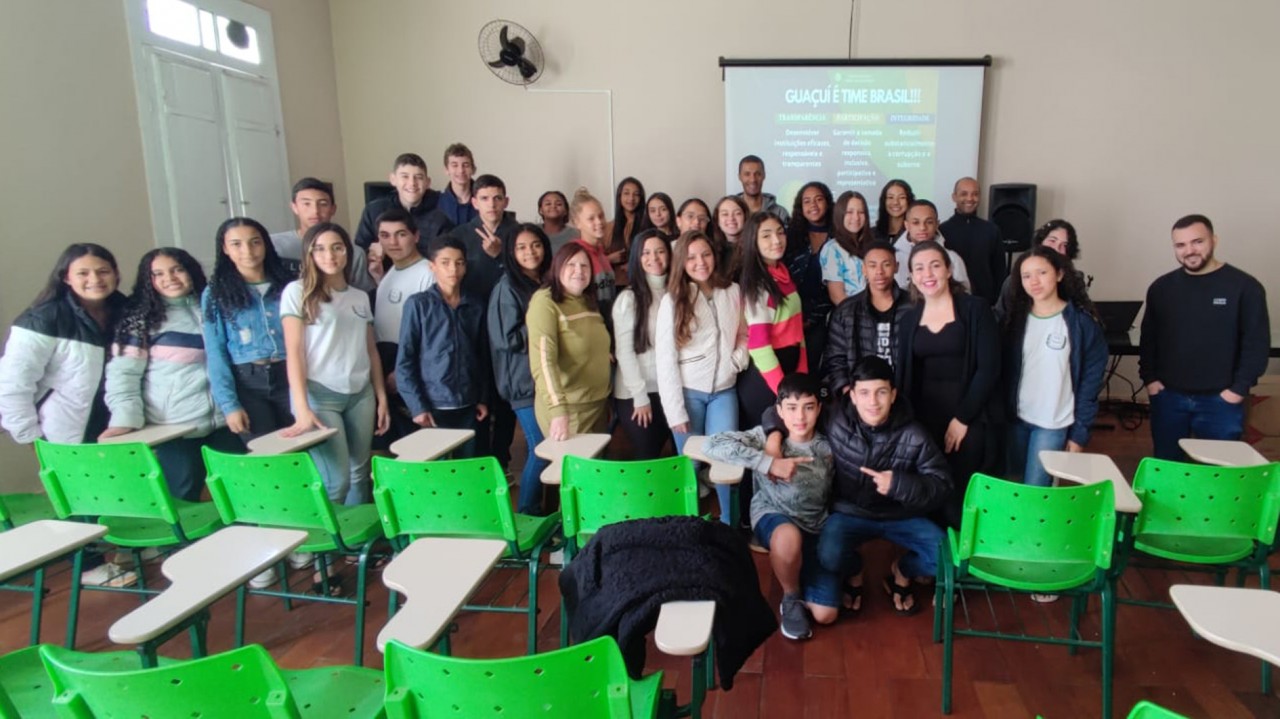 TIME BRASIL: EQUIPE DA CONTROLODARIA DE GUAÇUÍ SEGUE COM CICLO DE PALESTRAS