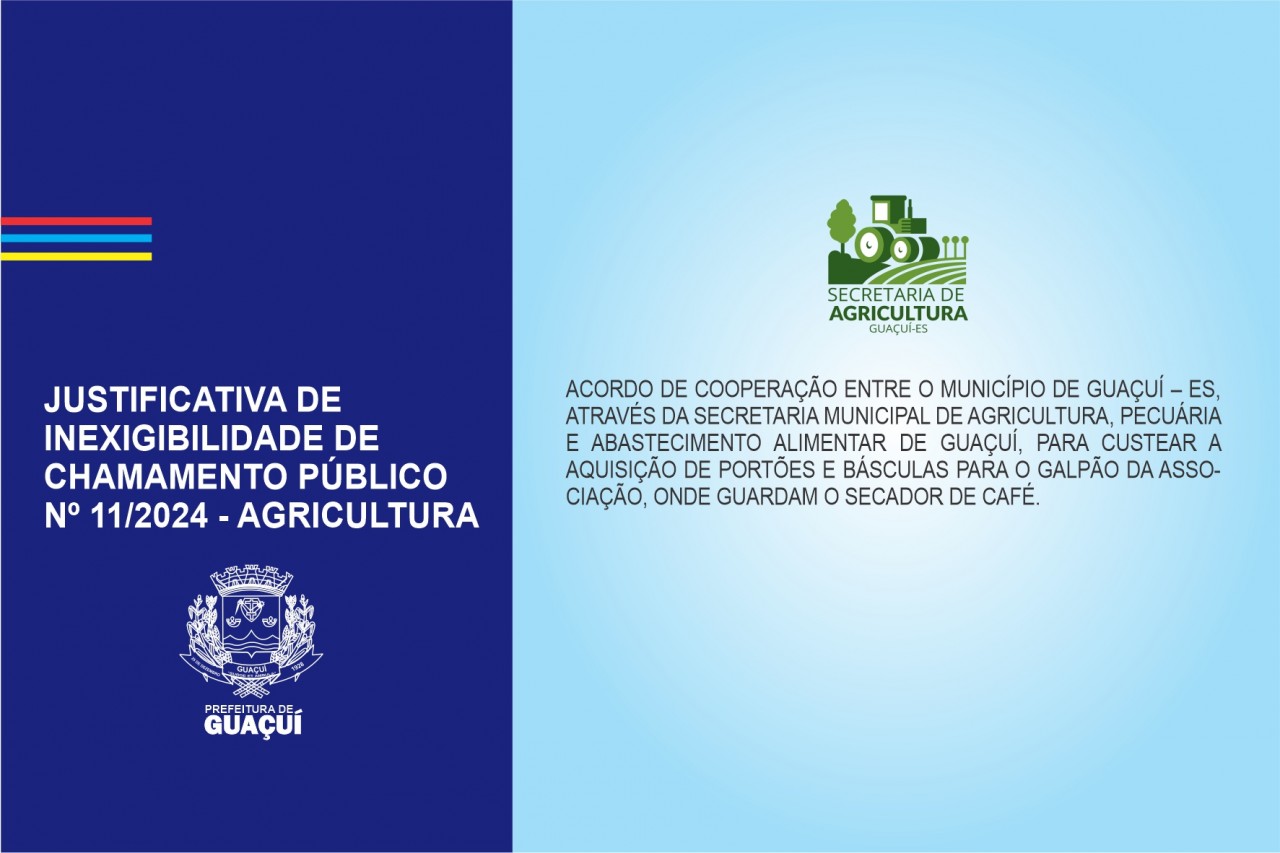 JUSTIFICATIVA DE INEXIGIBILIDADE DE CHAMAMENTO PÚBLICO Nº 11/2024