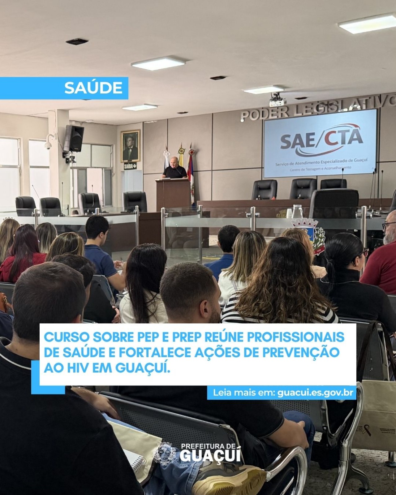 Prefeitura de Guaçuí promove capacitação sobre PrEP e PEP para profissionais da saúde