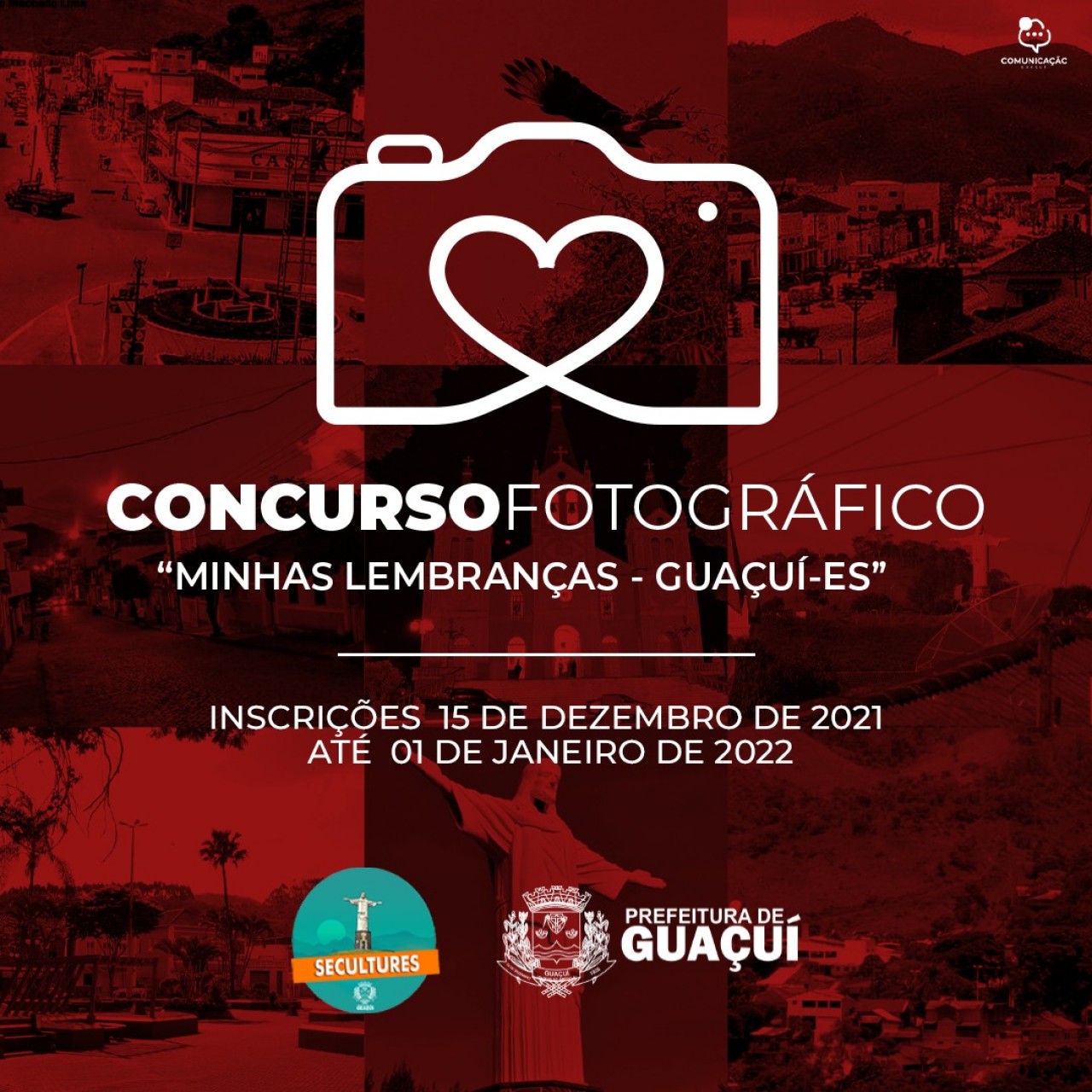 SECRETARIA DE CULTURA IRÁ PROMOVER CONCURSO FOTOGRÁFICO "MINHAS LEMBRANÇAS DE GUAÇUÍ"