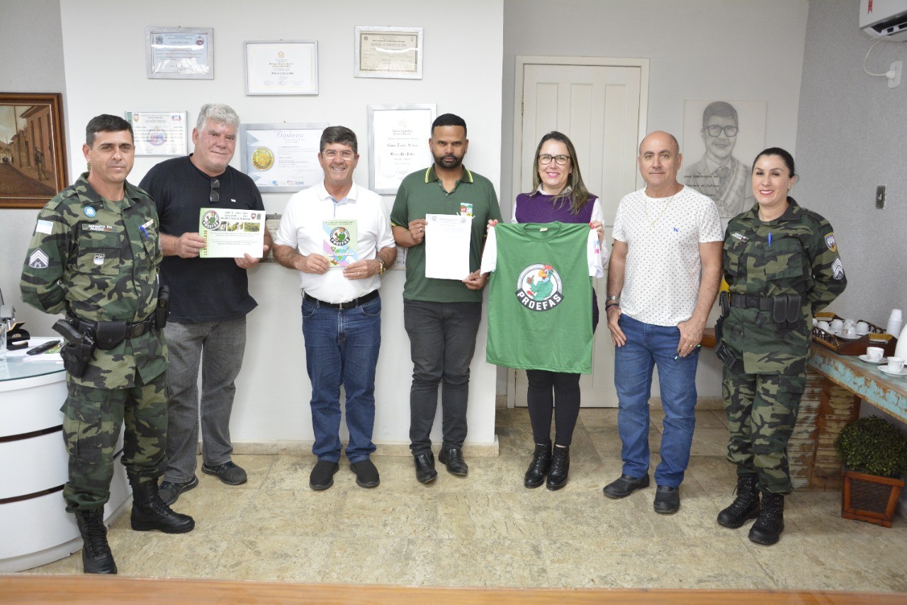 PREFEITURA DE GUAÇUÍ E POLICIA MILITAR AMBIENTAL FIRMAM TERMO DE COOPERAÇÃO TÉCNICA PARA IMPLANTAÇÃO DO PROEFAS