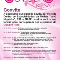 Outubro Rosa - Guaçui