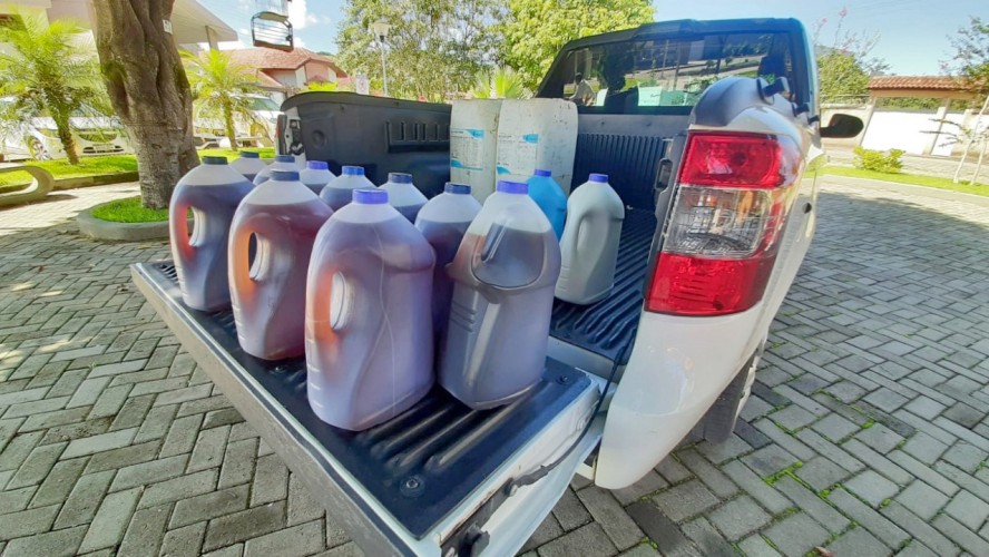SEMMAM ATINGE A MARCA DE 2.000 LITROS DE ÓLEO DE COZINHA USADOS RECOLHIDOS EM APENAS OITO MESES