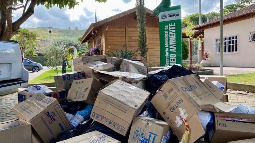 SECRETARIA DE MEIO AMBIENTE RECOLHE 810 LATAS DE AÇO PARA RECICLAGEM