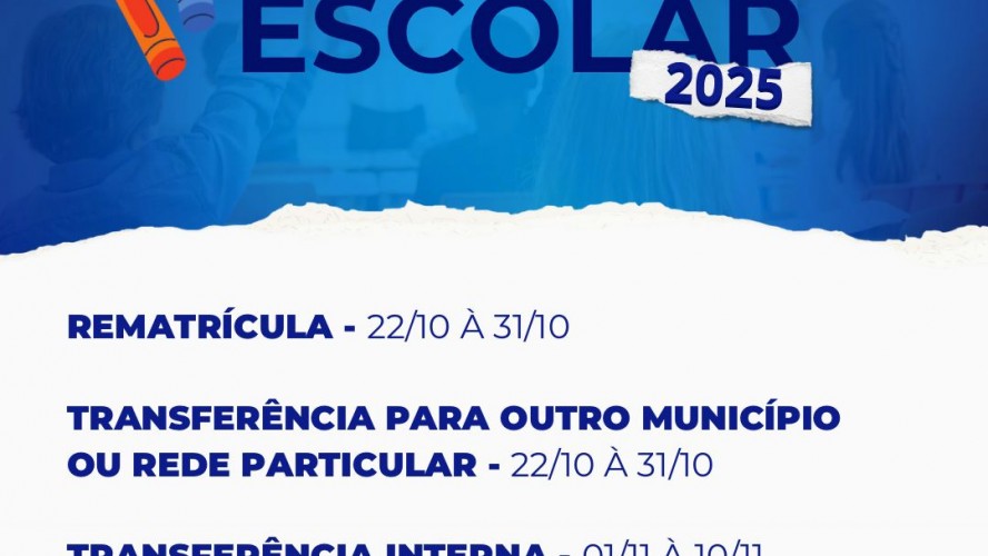 PROCESSO DA CHAMADA PÚBLICA ESCOLAR COMEÇA NESTA TERÇA-FEIRA EM GUAÇUÍ