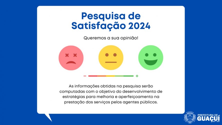 OUVIDORIA MUNICIPAL LANÇA PESQUISA DE SATISFAÇÃO 2024