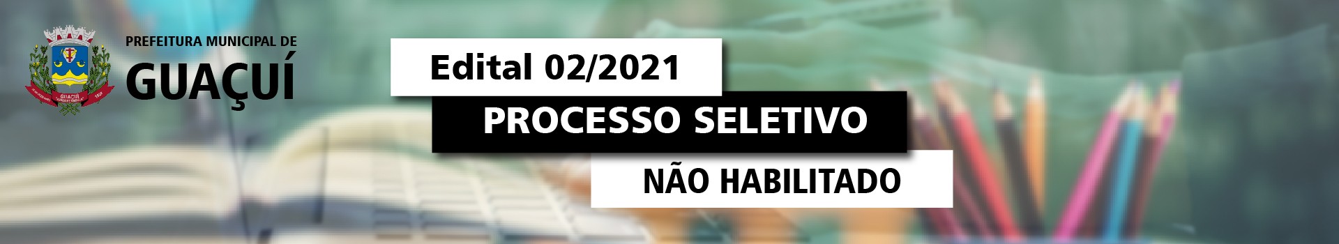 banner do processo seletivo