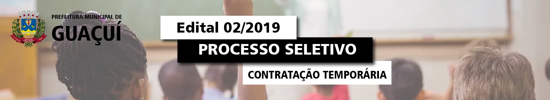 banner do processo seletivo