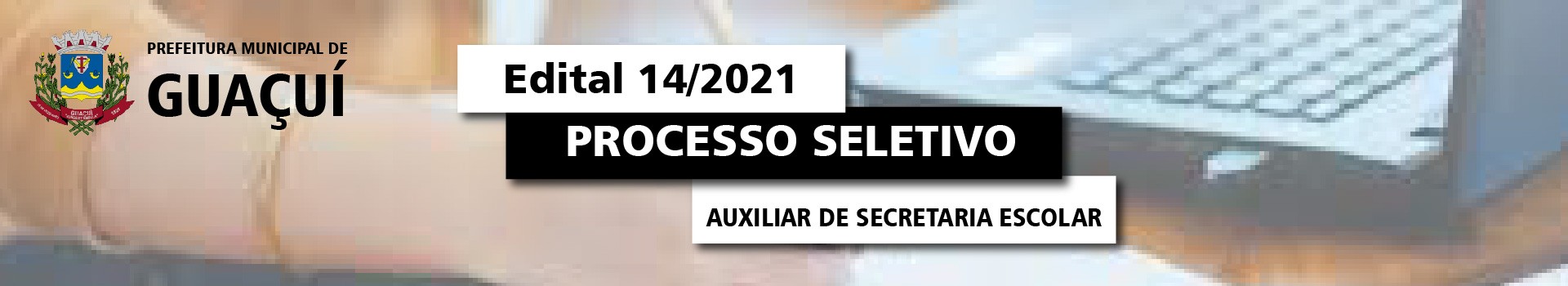 banner do processo seletivo