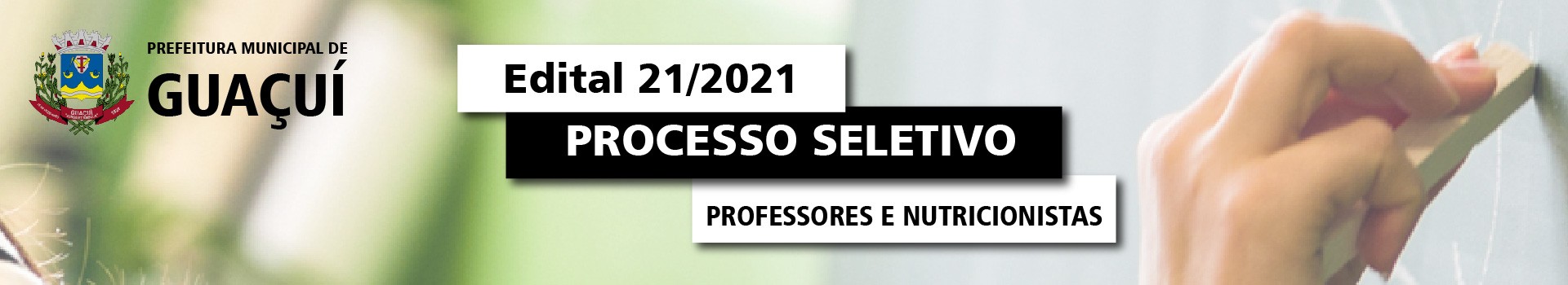 banner do processo seletivo