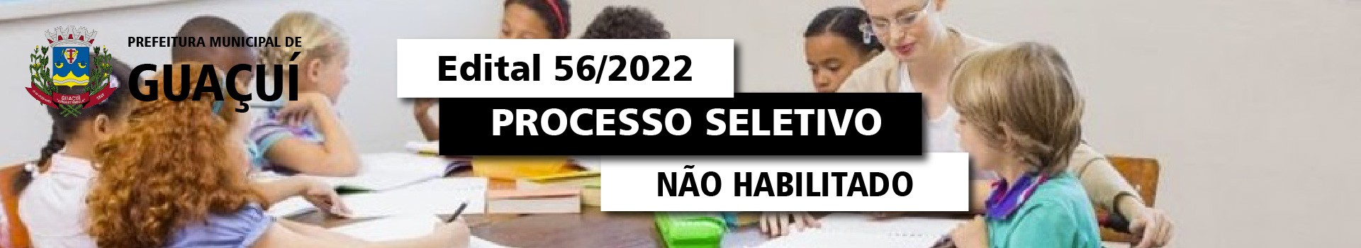 banner do processo seletivo