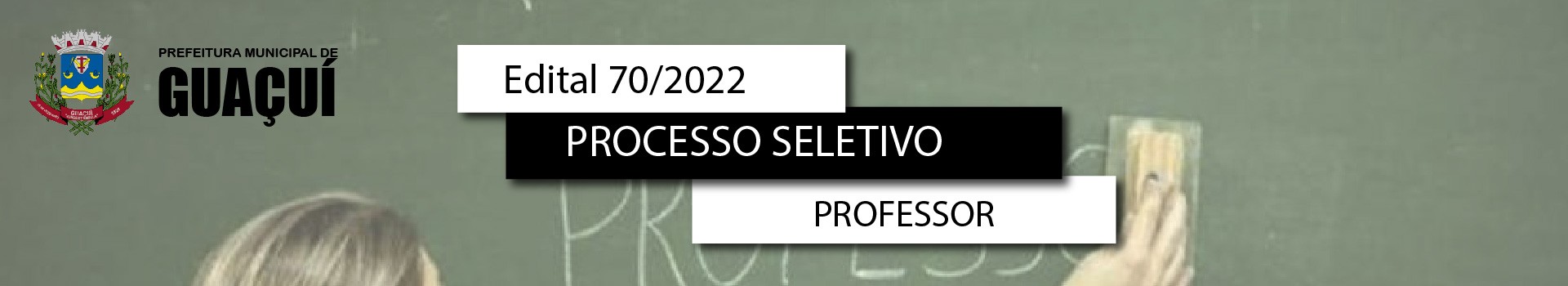 banner do processo seletivo