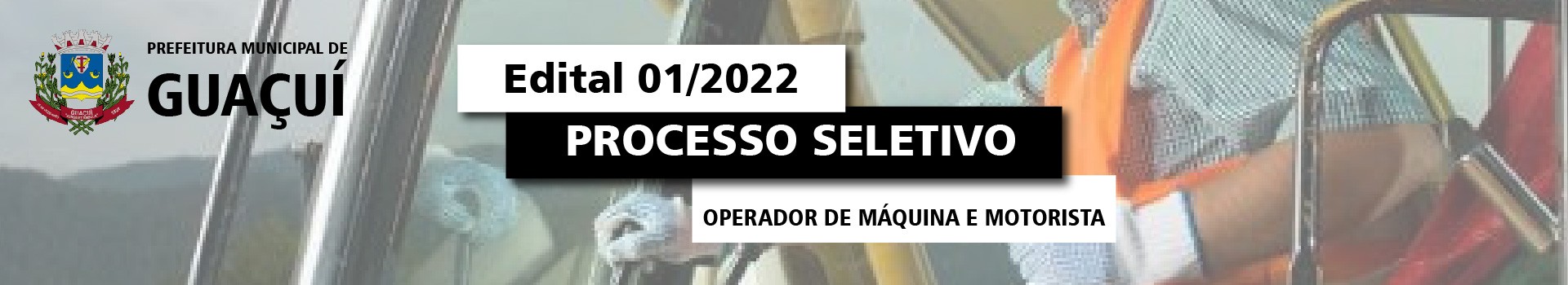 banner do processo seletivo