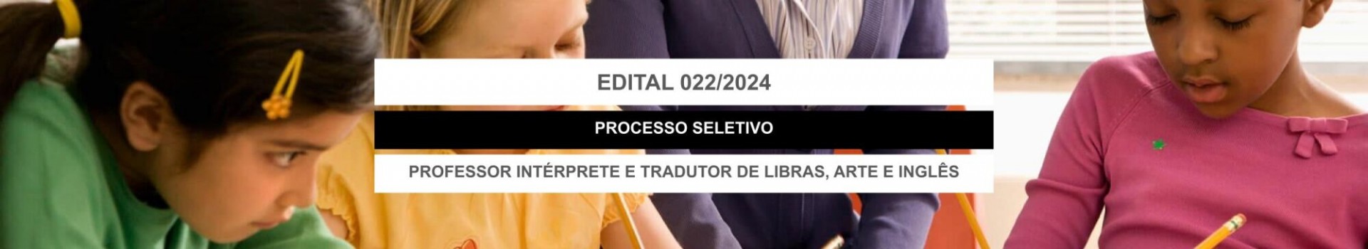 banner do processo seletivo