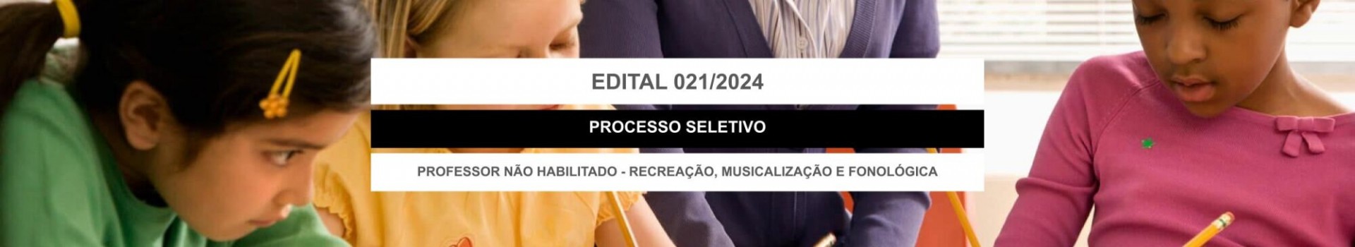 banner do processo seletivo