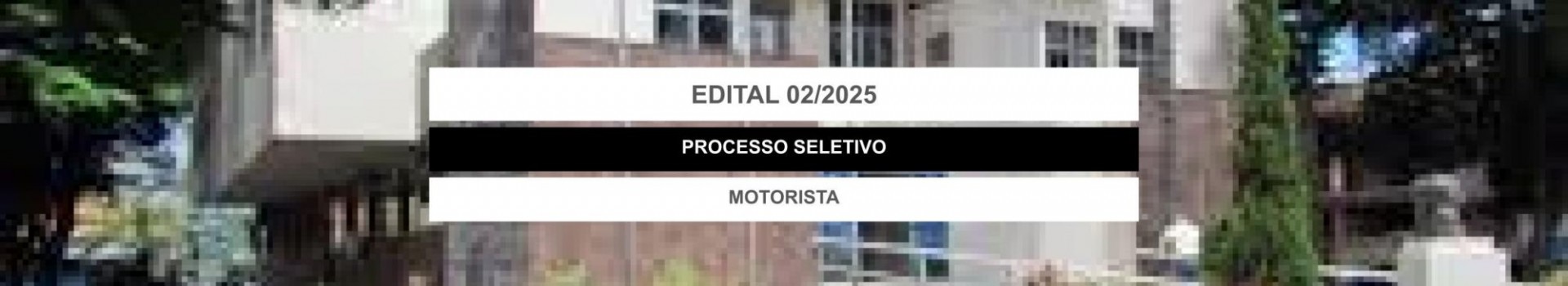 banner do processo seletivo