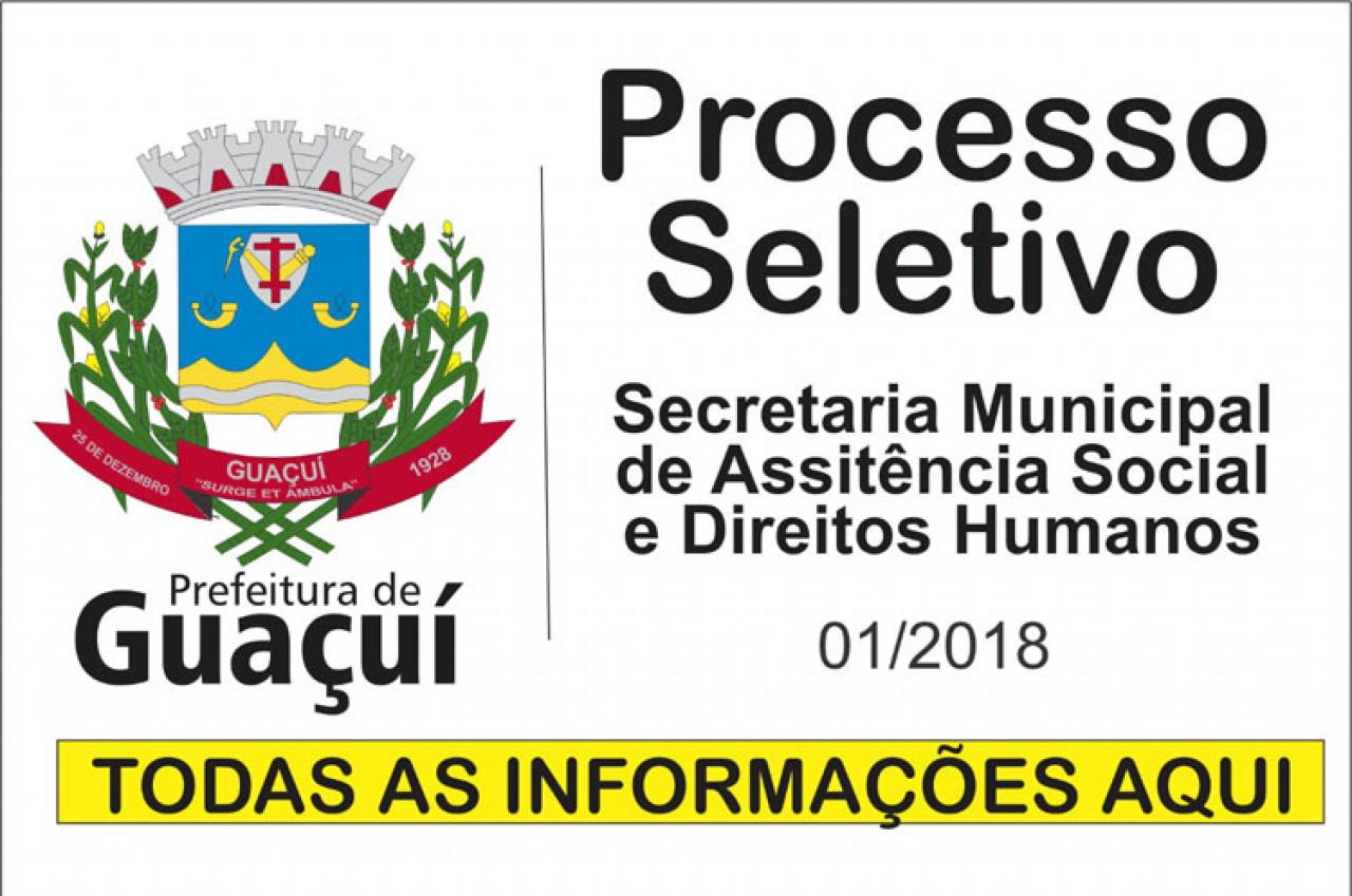 Prorrogada validade do processo seletivo da Secretaria de Assistência Social em Guaçuí