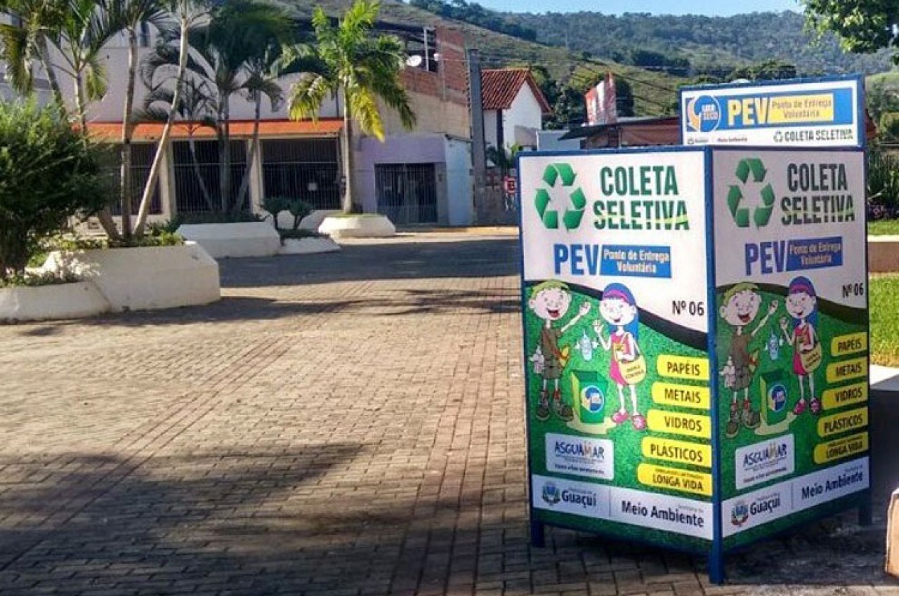 Mais PEVs são instalados em pontos da cidade de Guaçuí