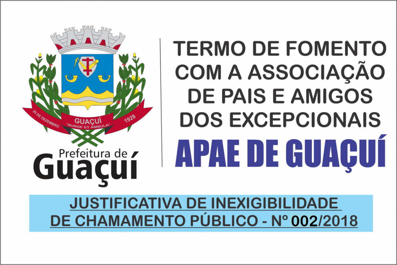 JUSTIFICATIVA DE INEXIGIBILIDADE DE CHAMAMENTO PÚBLICO  Nº 002/2018
