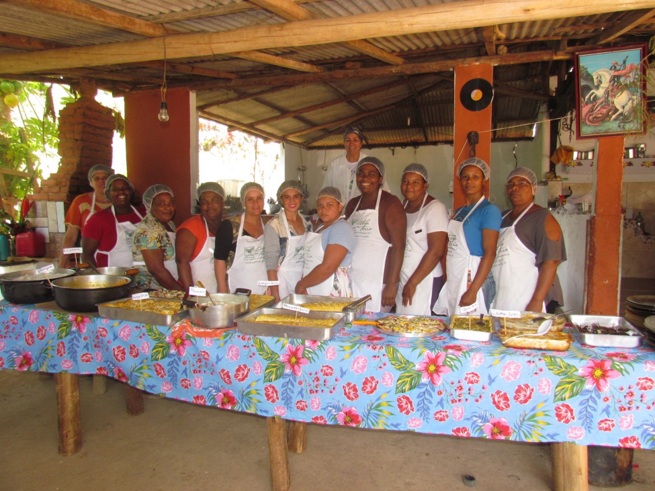Grupo de Mulheres de comunidade quilombola participa de curso de massas