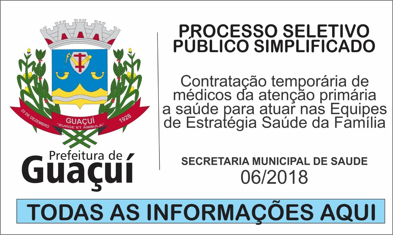 Resultado Final do Processo Seletivo Simplificado para contratação de médicos Resultado Final do Processo Seletivo Simplificado para contratação de médicos