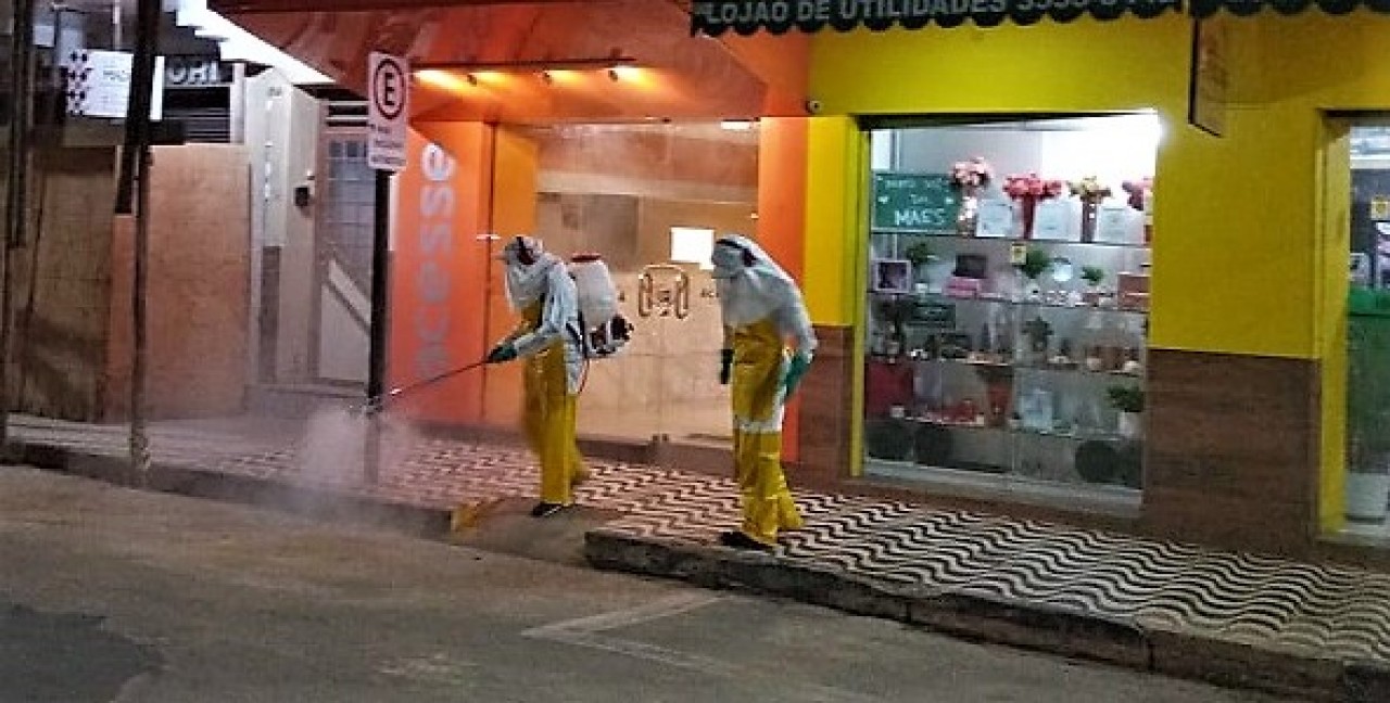 Prefeitura de Guaçuí intensifica higienização e desinfecção de pontos da cidade