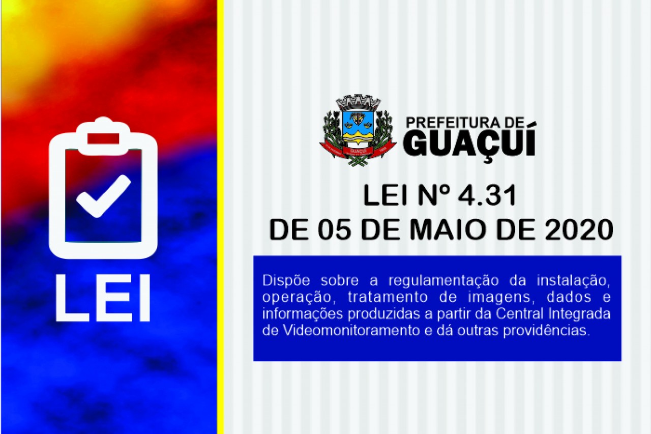 LEI Nº 4.311, DE 05 DE MAIO DE 2020 LEI Nº 4.311, DE 05 DE MAIO DE 2020