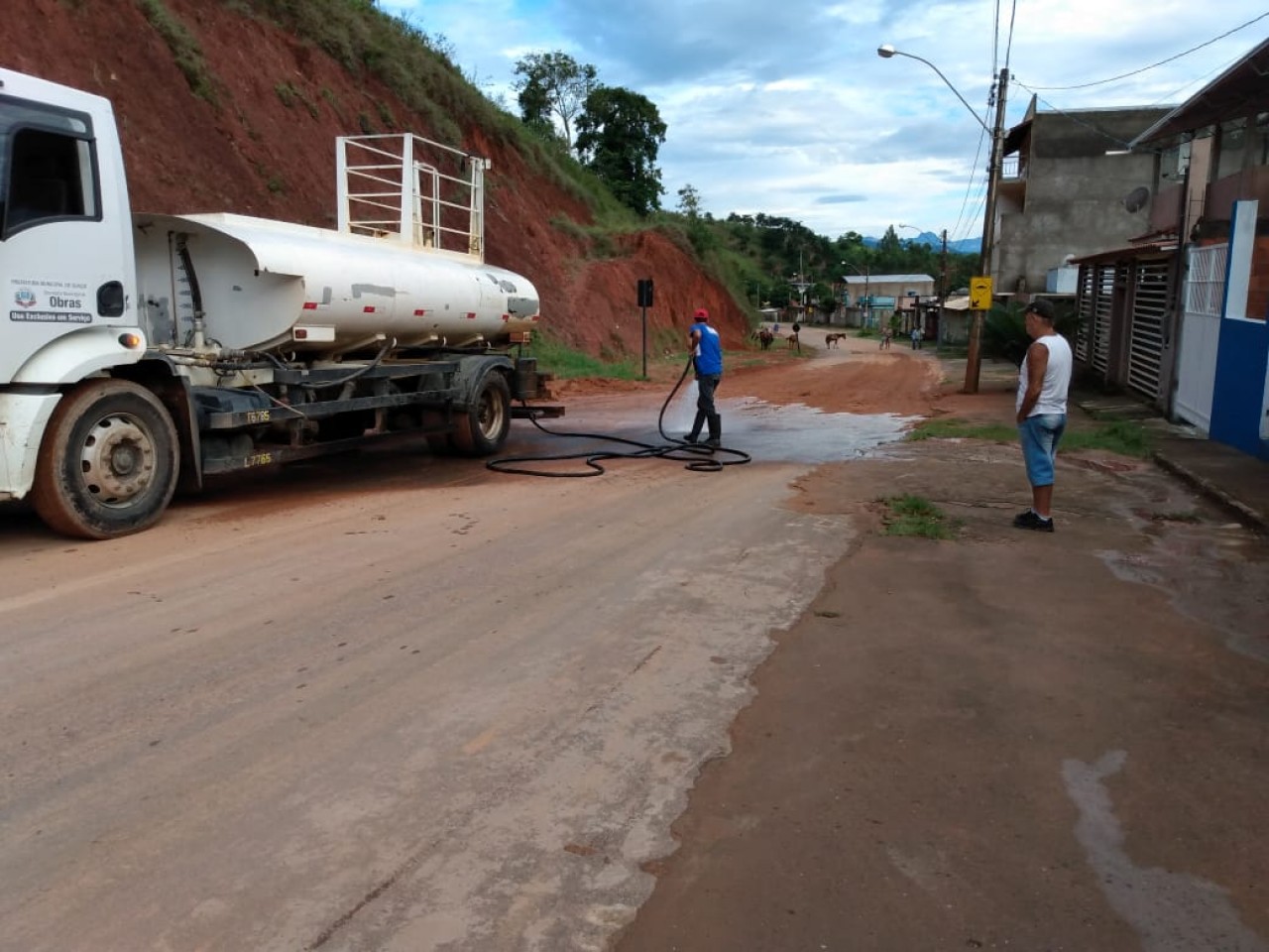 Equipes da Prefeitura de Guaçuí intensificam trabalhos após chuvas