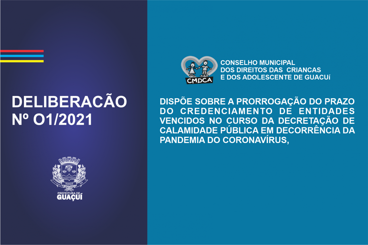 DELIBERACÃO  Nº O1/2021