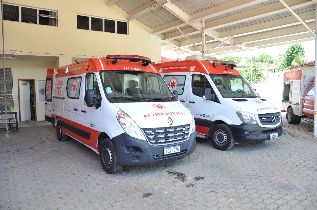 Ambulâncias para início das atividades do Samu chegam em Guaçuí