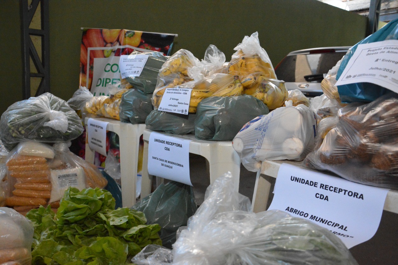 Assistência Social realiza 2ª entrega de cestas verdes do programa CDA