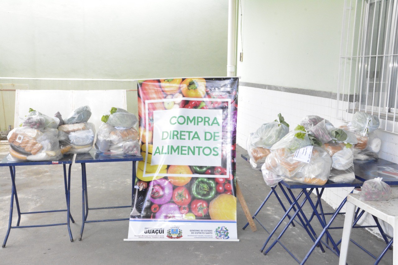 Realizada a 7ª entrega de cestas verdes do programa CDA em Guaçuí