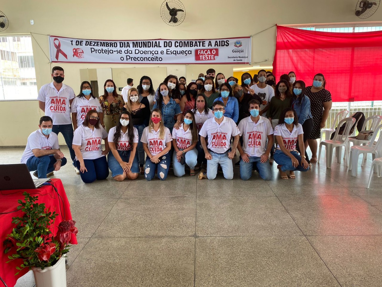Prefeitura Municipal de Guaçuí realiza abertura oficial da Campanha Dezembro Vermelho