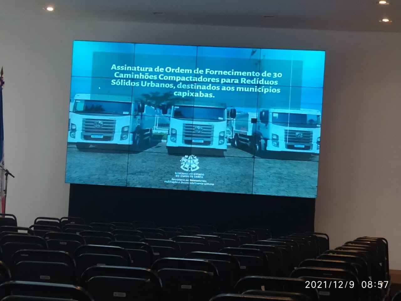 GUAÇUÍ VAI RECEBER NOVO CAMINHÃO COMPACTADOR DE LIXO