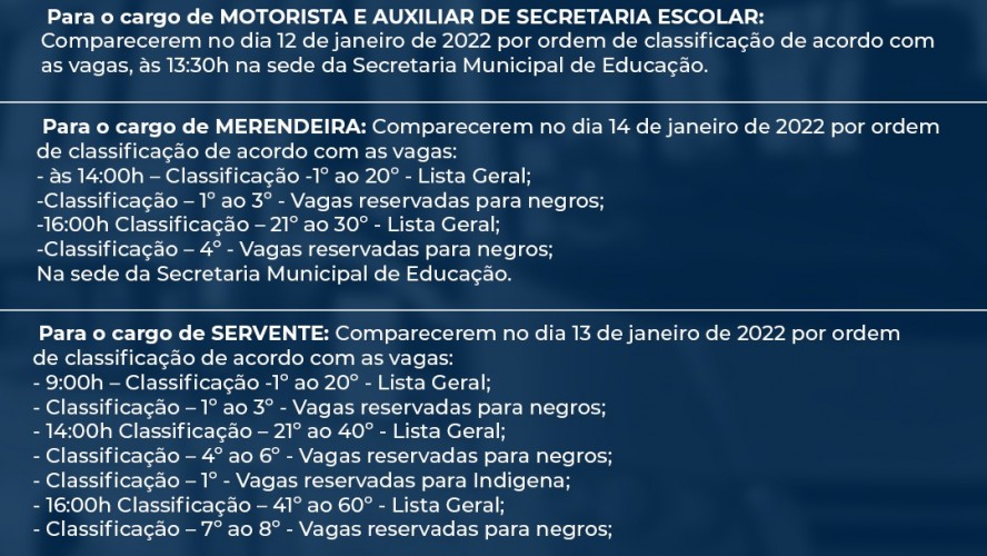 DIVULGADO O EDITAL DE CONVOCAÇÃO DO PROCESSO SELETIVO Nº 21/2021 - PROFESSORES E NUTRICIONISTAS
