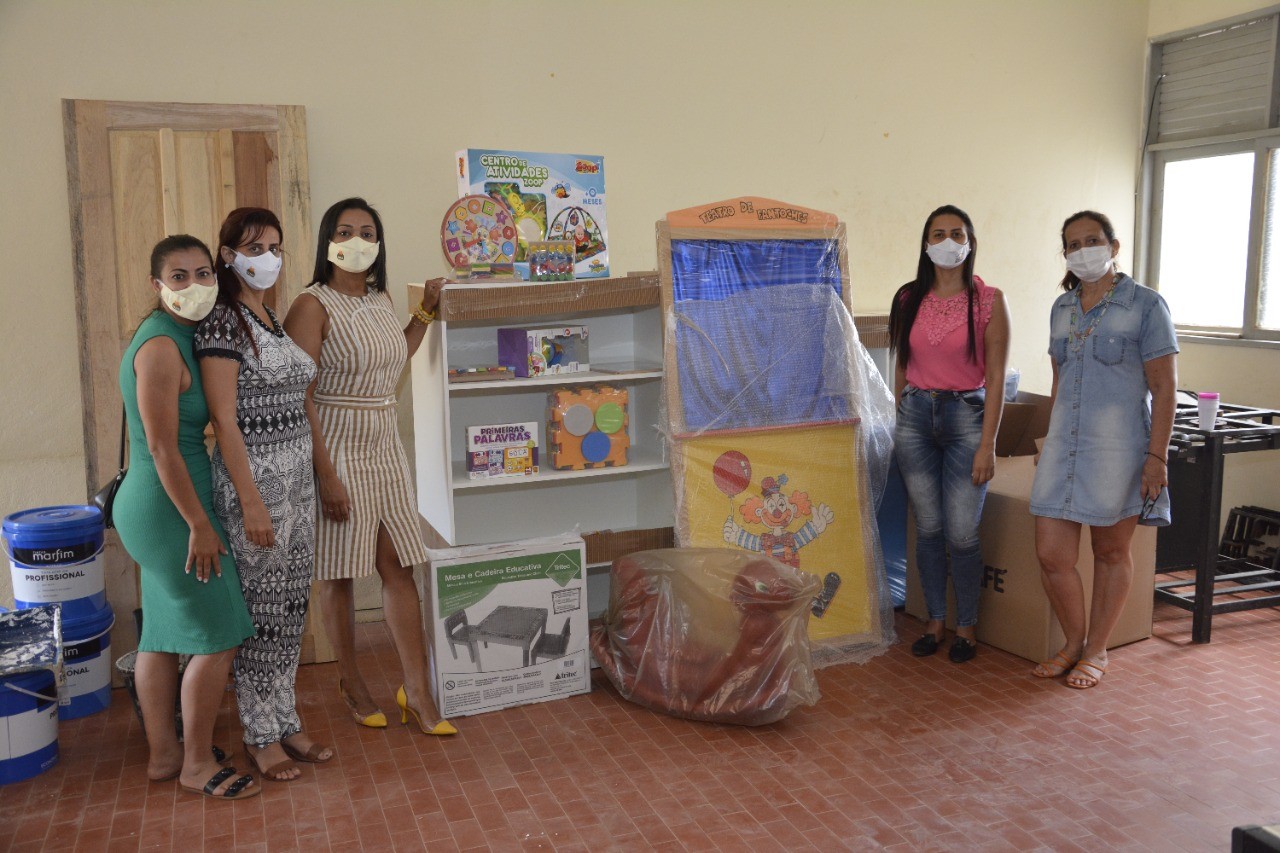 CRAS RECEBE KIT DE BRINQUEDOS PEDAGÓGICOS E INTERATIVOS DO PROJETO “BRINCAR NA PRIMEIRA INFÂNCIA- BRINPI”