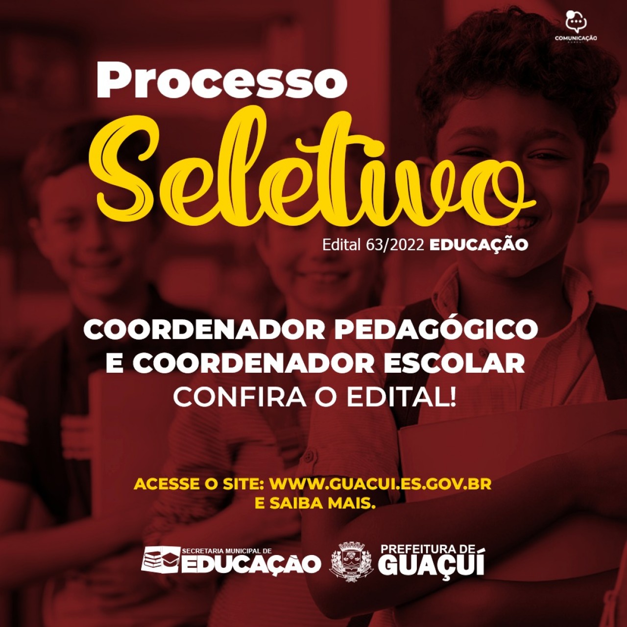OPORTUNIDADE PARA PROFESSORES EFETIVOS: PROCESSO SELETIVO PARA COORDENADOR PEDAGÓGICO E COORDENADOR ESCOLAR OPORTUNIDADE PARA PROFESSORES EFETIVOS: PROCESSO SELETIVO PARA COORDENADOR PEDAGÓGICO E COORDENADOR ESCOLAR