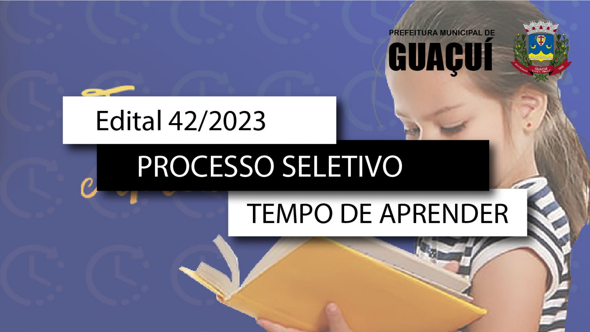 EDITAL EDUCAÇÃO Nº 042/2023 - TEMPO DE APRENDER
