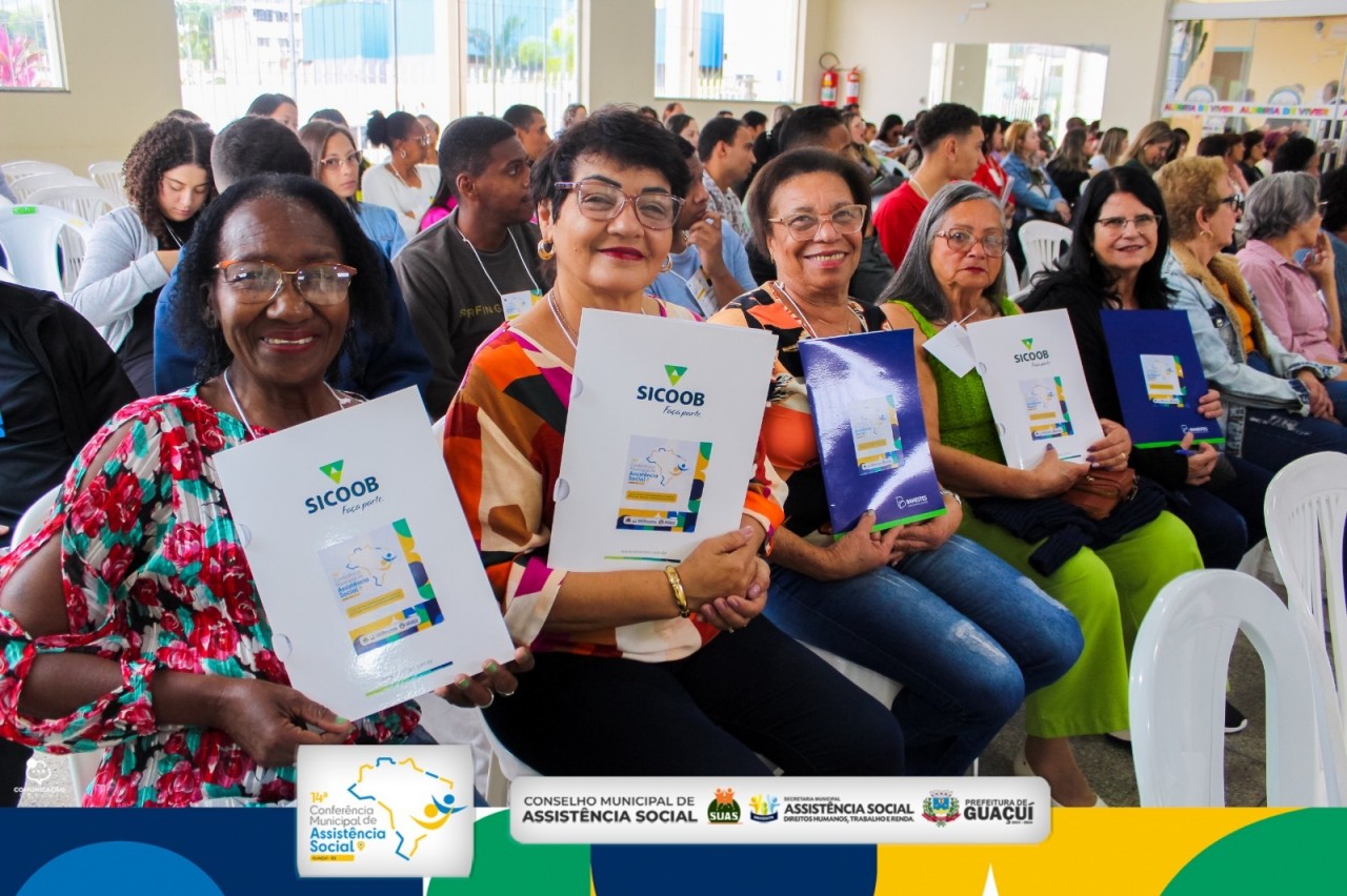PREFEITURA DE GUAÇUÍ PROMOVE 14ª CONFERÊNCIA MUNICIPAL DE ASSISTÊNCIA SOCIAL PREFEITURA DE GUAÇUÍ PROMOVE 14ª CONFERÊNCIA MUNICIPAL DE ASSISTÊNCIA SOCIAL