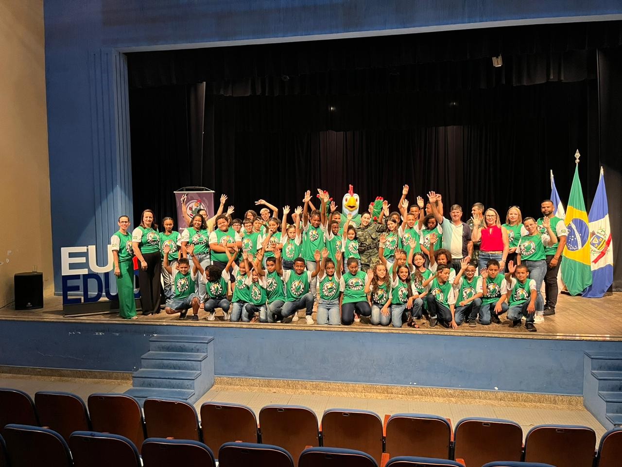 PREFEITURA DE GUAÇUÍ E POLÍCIA MILITAR AMBIENTAL REALIZAM FORMATURA DE 49 ALUNOS DO PROEFAS PREFEITURA DE GUAÇUÍ E POLÍCIA MILITAR AMBIENTAL REALIZAM FORMATURA DE 49 ALUNOS DO PROEFAS